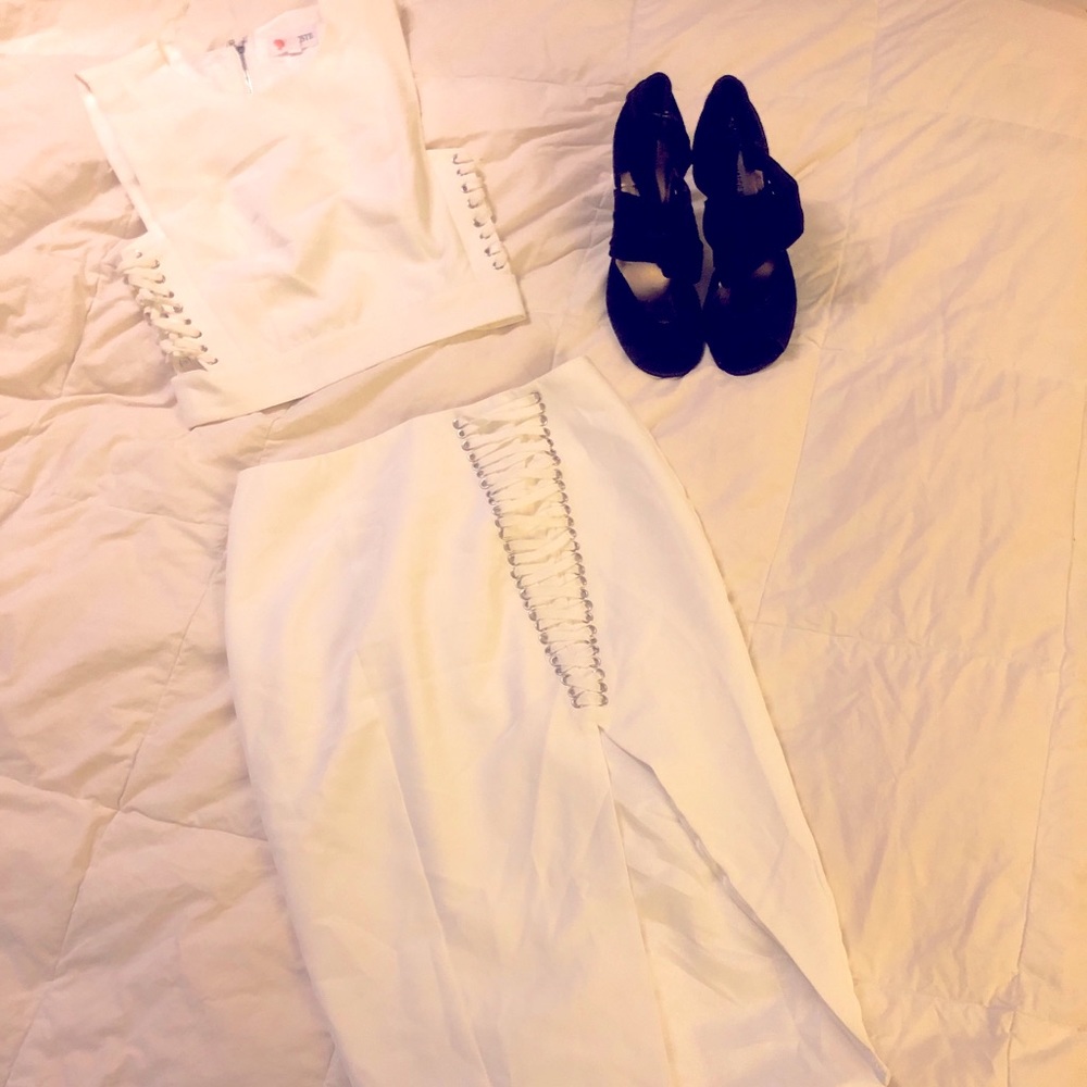Two Piece Body Con Dress
